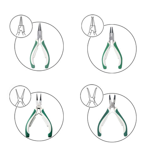 Miular internal straight jaw pliers for precise gripping of internal rings.
