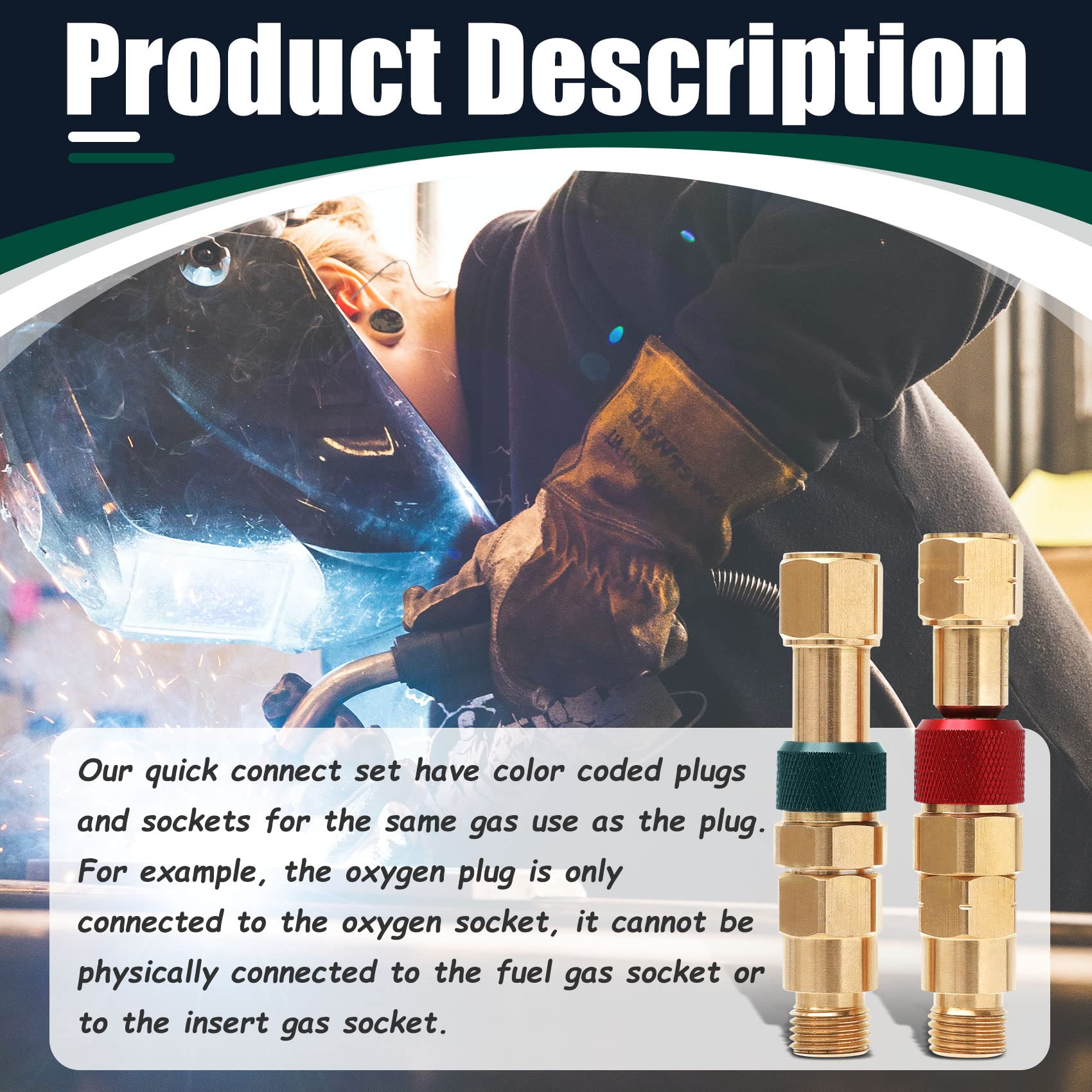 Miumoon QDB10 fuel plug with red color code for safe fuel gas pairing.