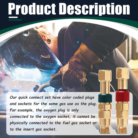 Miumoon QDB10 fuel plug with red color code for safe fuel gas pairing.