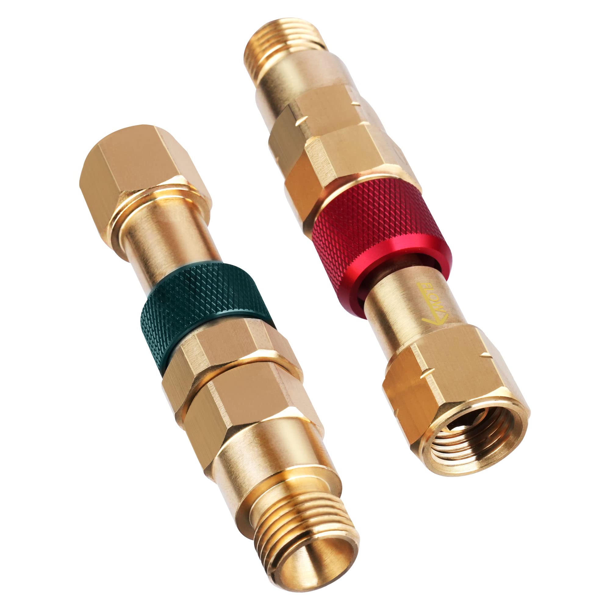Miumoon QDB10 oxygen plug with green color code for secure oxygen connections.