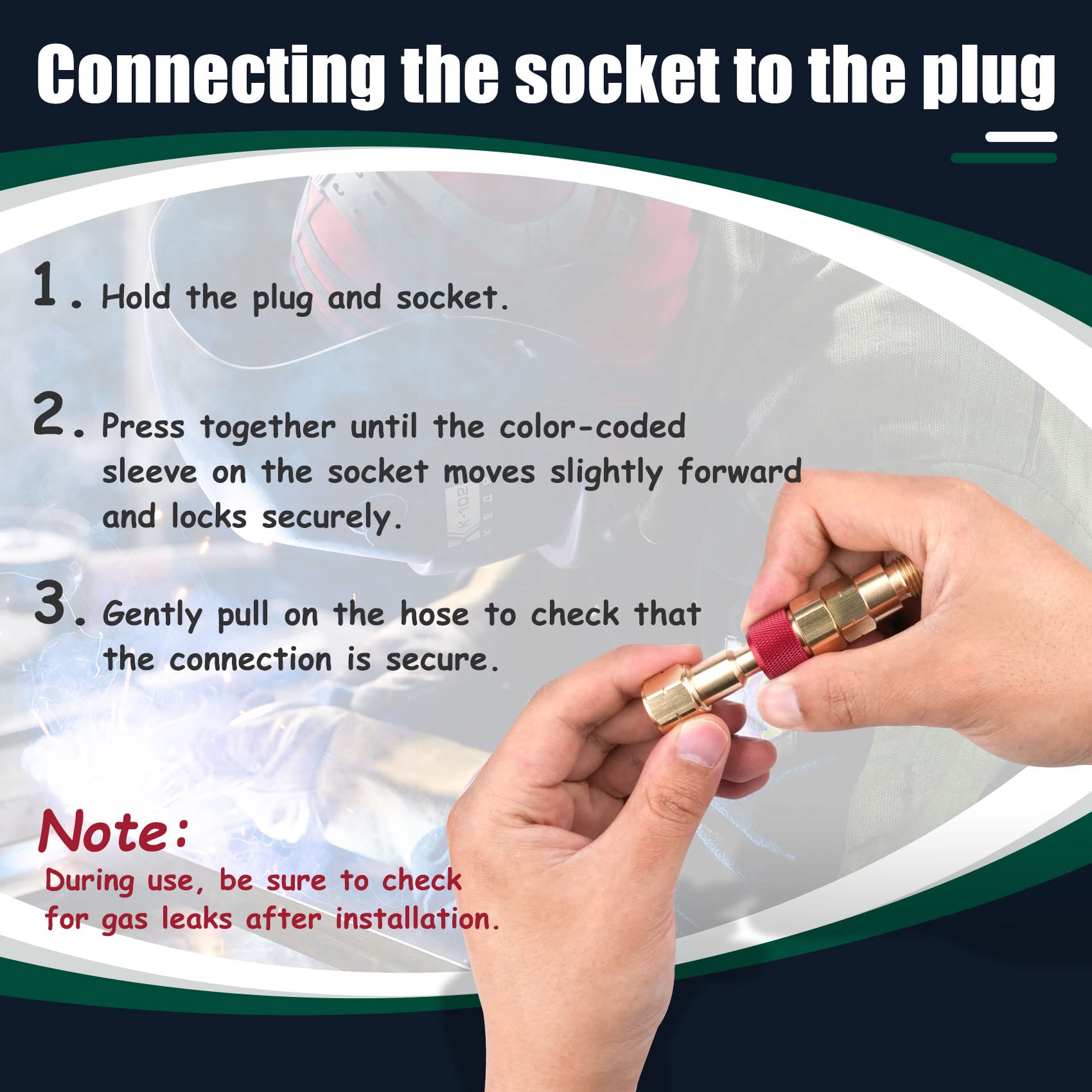 Miumoon QDB10 oxygen socket with color-coded sleeve for quick, leak-free connections.