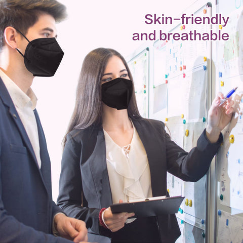 Miuphro KN95 worn on the face showing full-face coverage for daily activities.