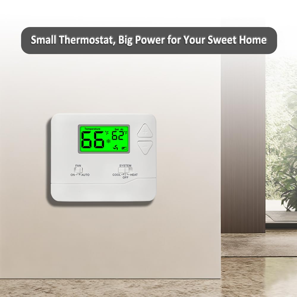 Miuputake thermostat compatibility guide shows supported and unsupported system types.