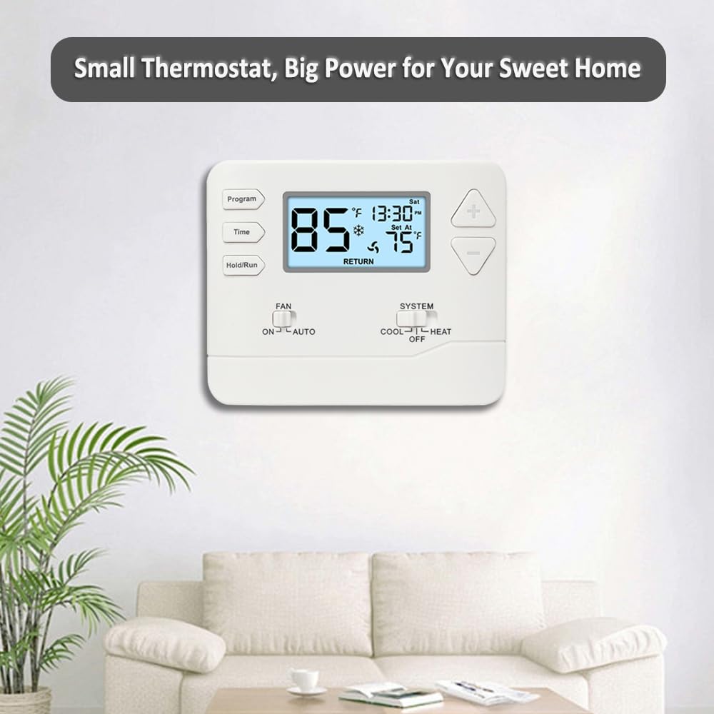 Miuputake programmable thermostat user controls enable precise comfort customization