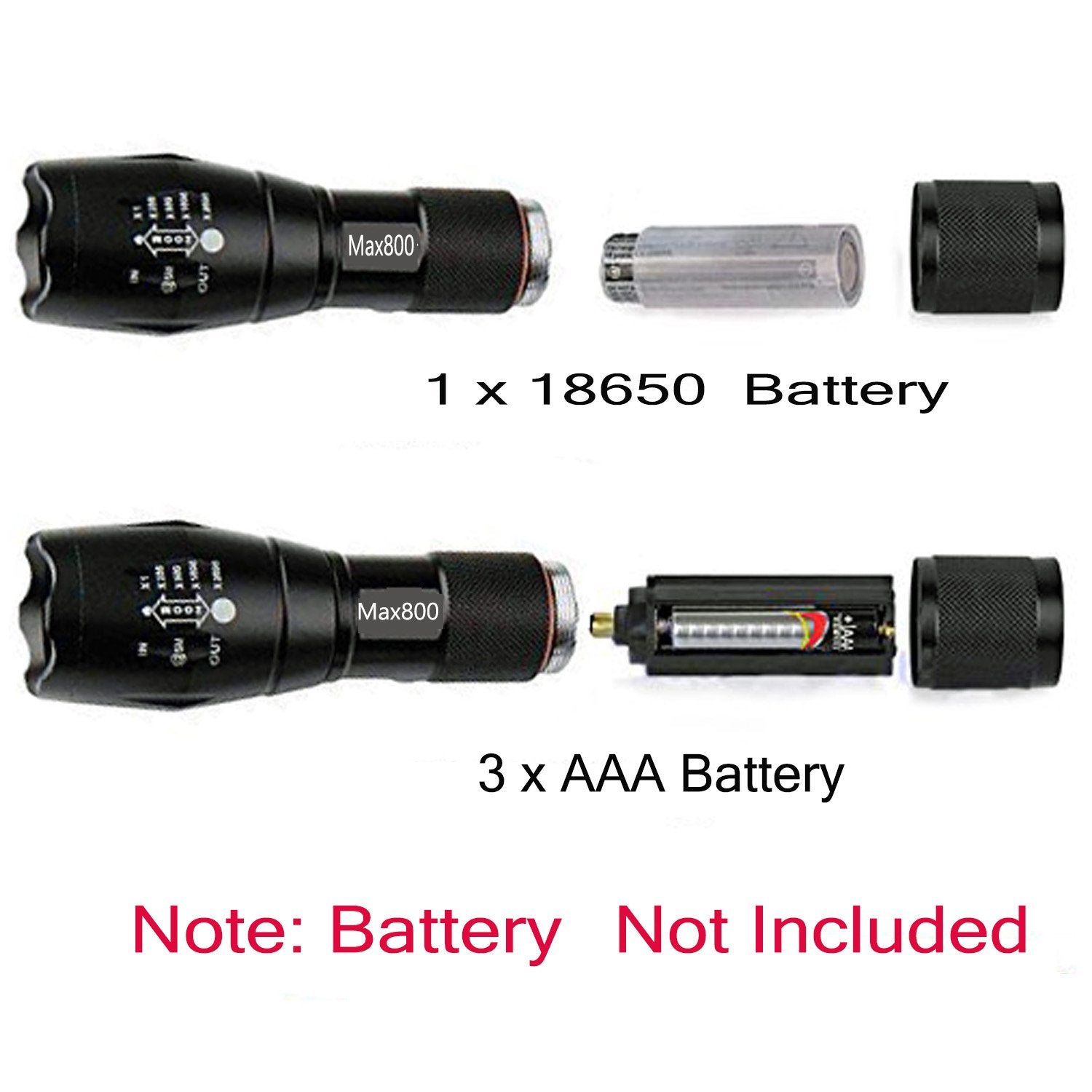 Miuree military-grade aluminum body delivering sturdy durability.