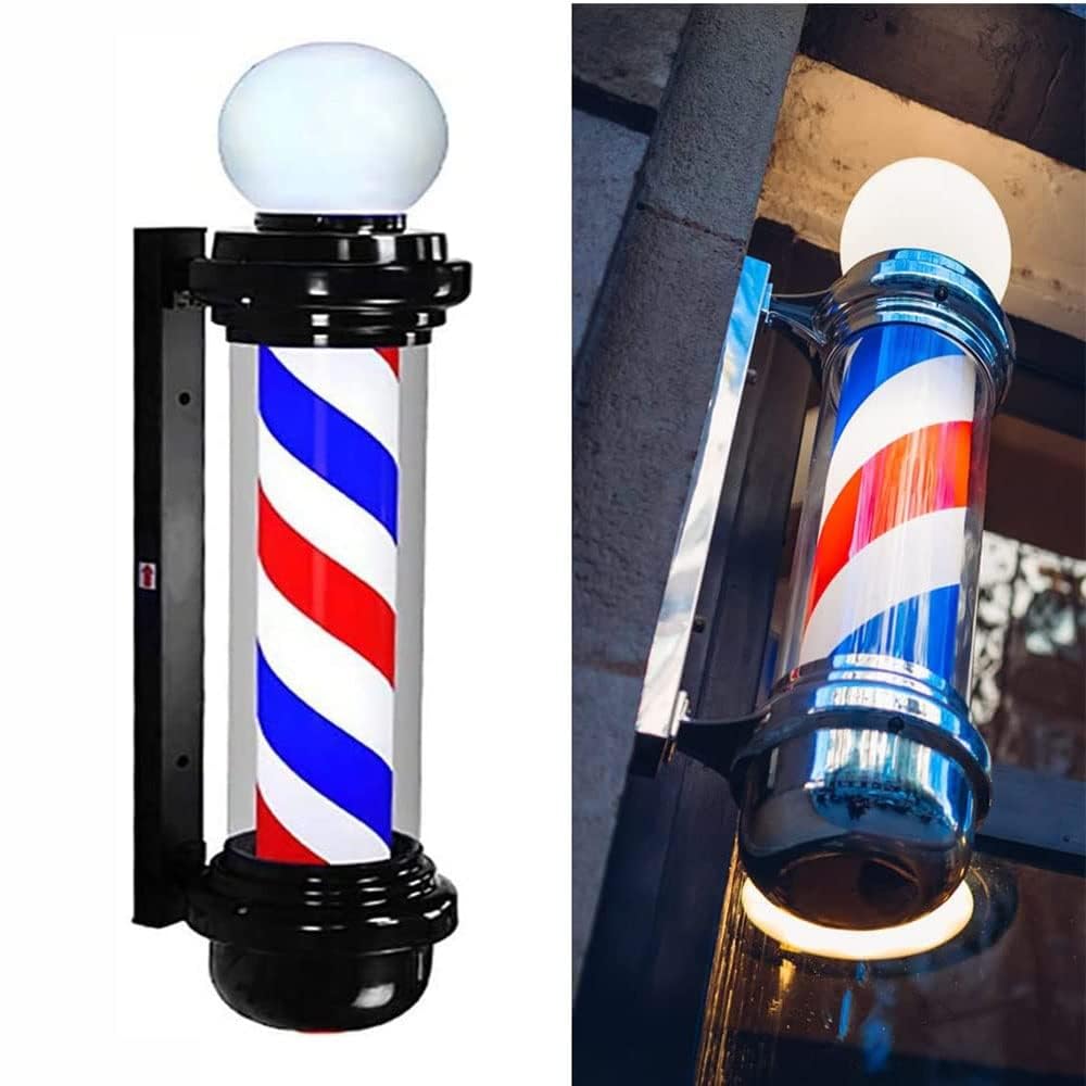 Energy-saving LED barber pole brightens signage while lowering power use