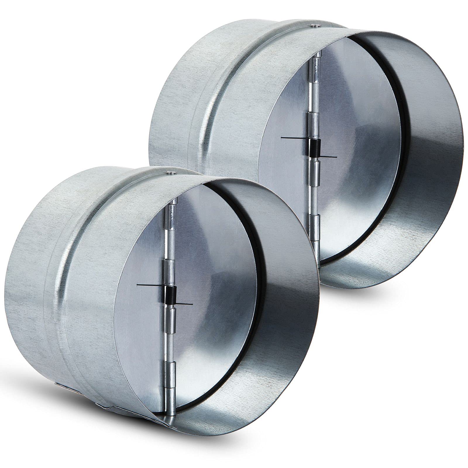 MIVIDE backdraft damper 4 inch pack for reliable one-way airflow in ducts