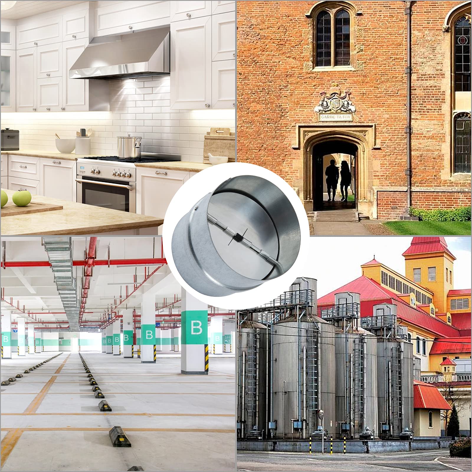 MIVIDE high-quality damper suited for residential and industrial ducting