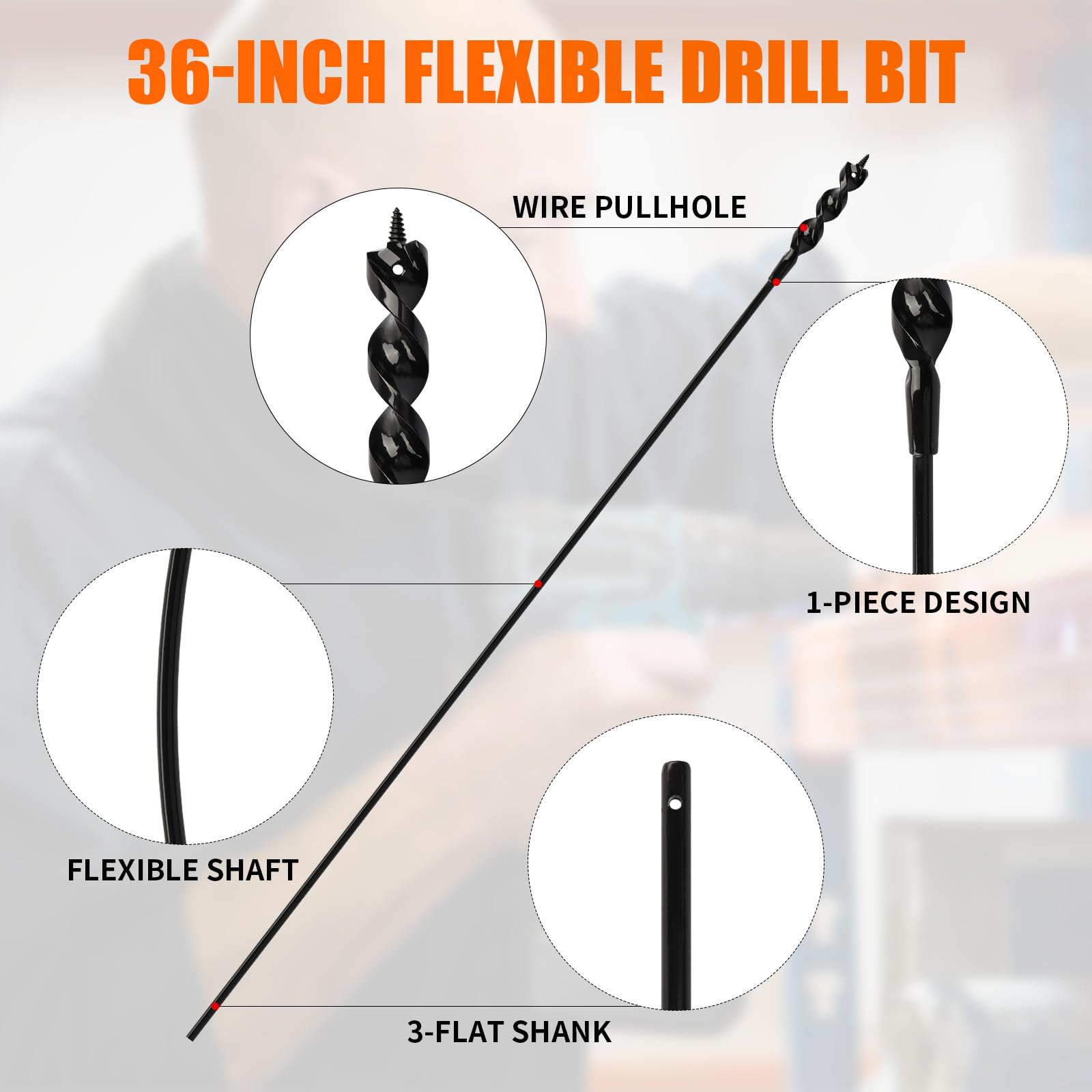 Mixiflor flexible twist action illustrates bending capability for tight spaces.