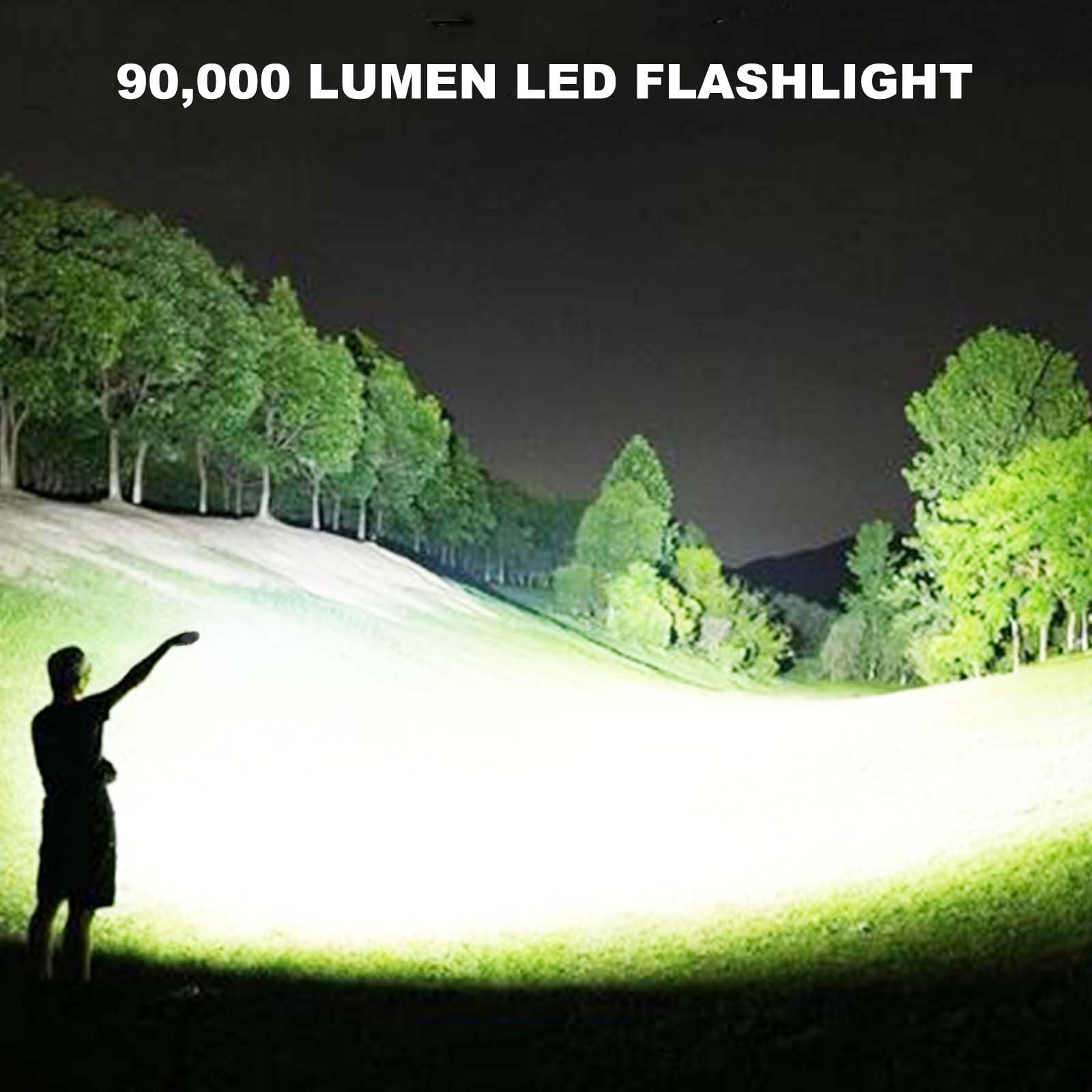 Mixilin flashlight demonstrates broad high-lumen beam for visibility