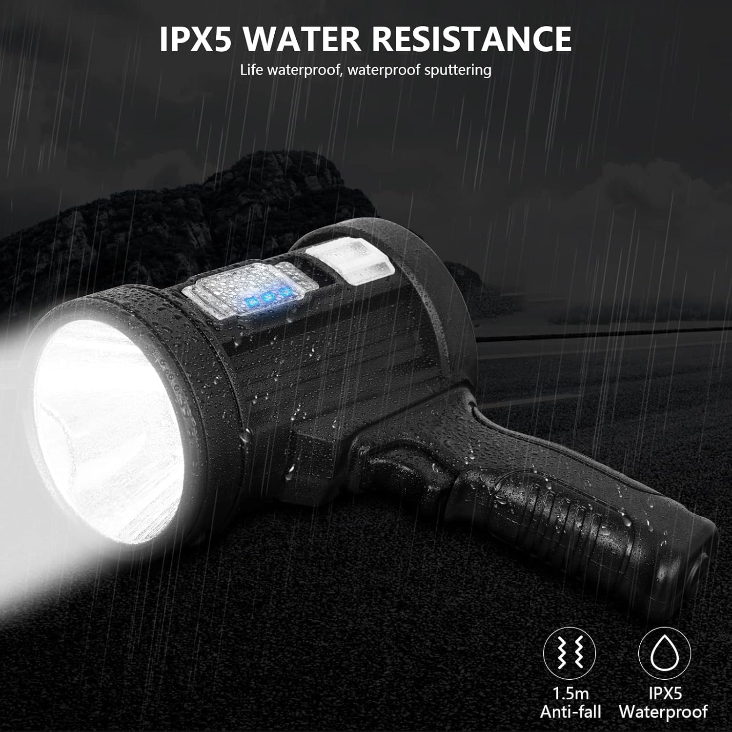 MIXILIN Spotlight solar charging panel extends power during outdoor trips