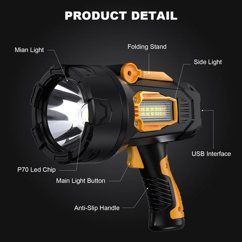 MIXILIN W5225 foldable tripod enables stable hands-free operation.