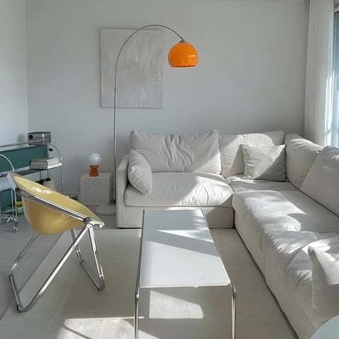 MIXL Orange Arc Lamp arch design adds vintage charm to interiors