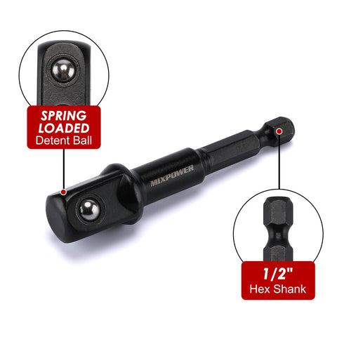 Mixpower 1/2 to 1/4 adapter adds versatility.