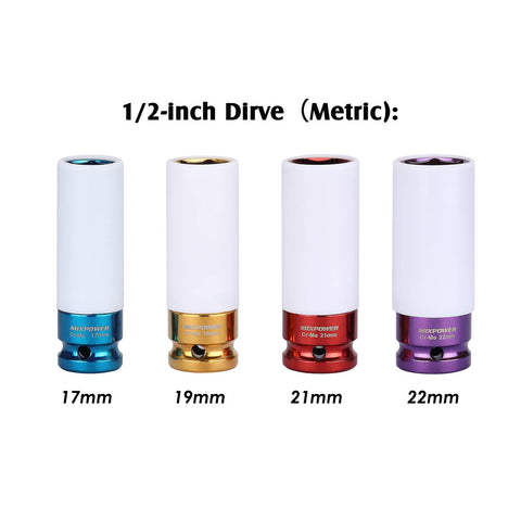 MIXPOWER 12-drive 19mm deep socket ready for lug nut tasks
