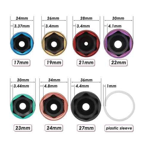 MIXPOWER 27mm thin-wall socket features laser-etched markings for precise fit.