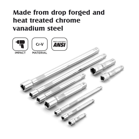 MIXPOWER 6-inch 1/4-inch extension bar for deeper bolts.