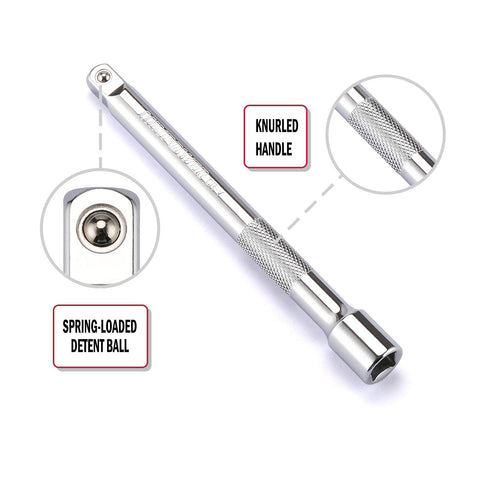 MIXPOWER 3-inch 3/8-inch extension bar improves access.