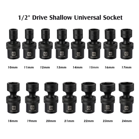 MIXPOWER CR-MO sockets illustrate durable construction for heavy-duty impact use.