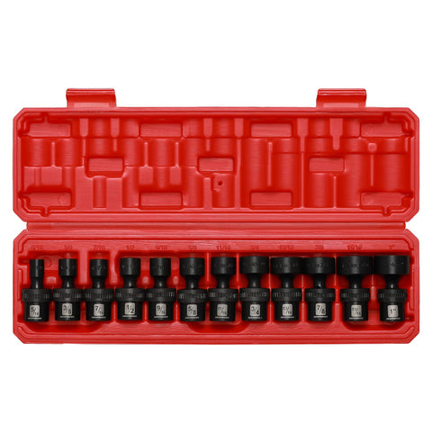 CR-MO steel MIXPOWER sockets endure high torque for demanding tasks.