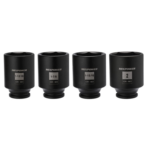 MIXPOWER deep impact socket 1-15/16 in featuring 6-point grip for secure engagement.