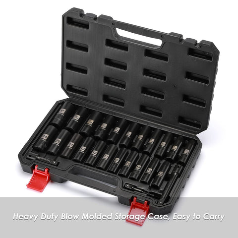 Mixpower compact design keeps sockets organized on the job.