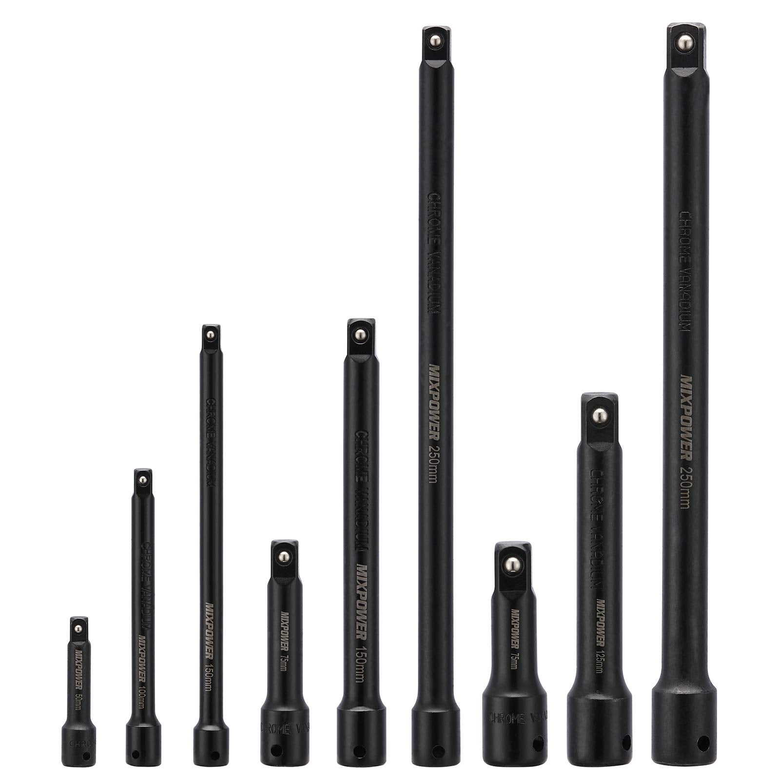 MIXPOWER quarter-inch 4-inch extension bar for extended reach in tight spots