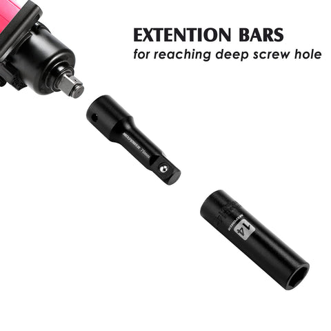 Mixpower metric and SAE range covers common bolt sizes.
