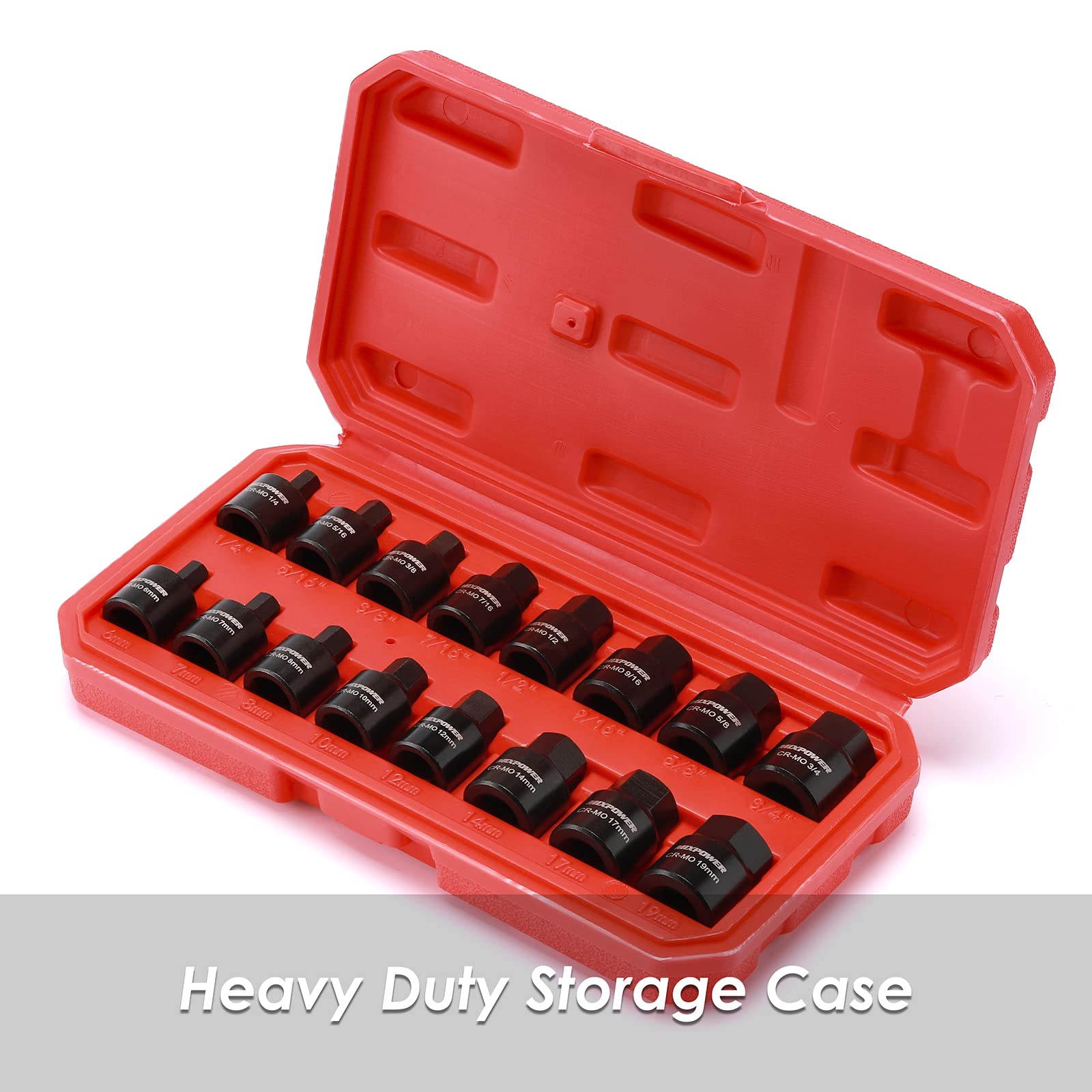 MIXPOWER one-piece construction eliminates weak points.
