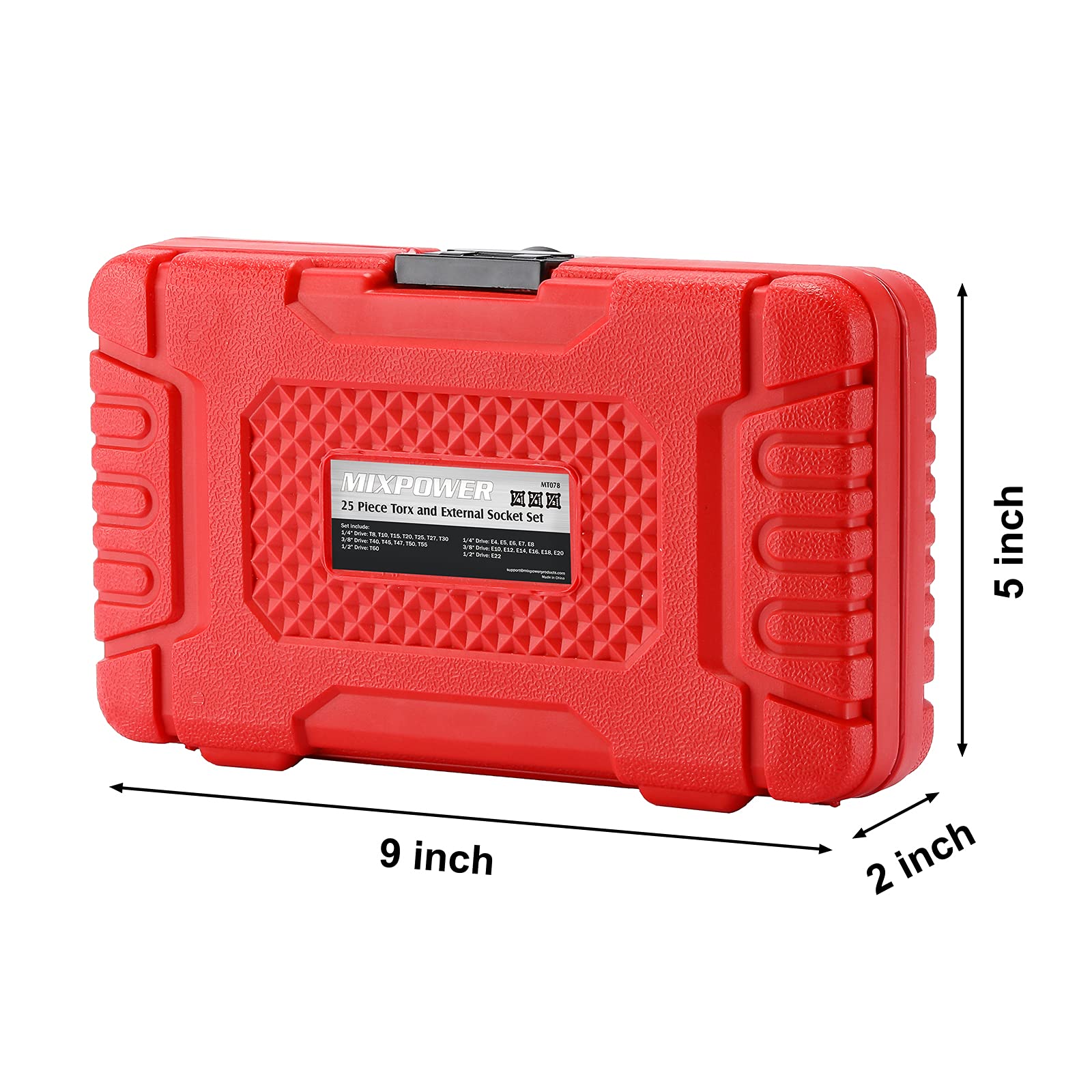 MIXPOWER organized case and storage for easy on site use.