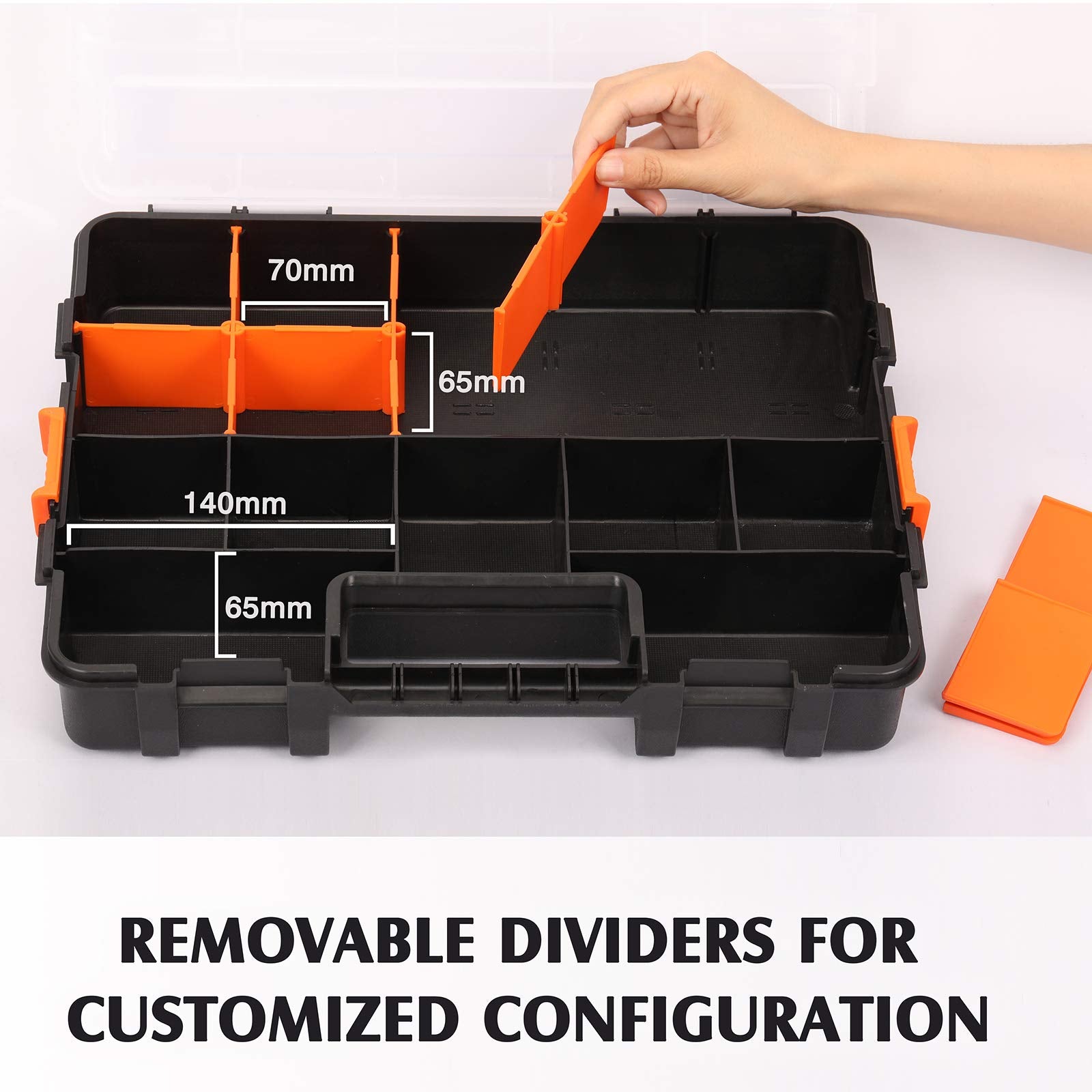 Mixpower removable dividers ideal for 34 storage options and customization