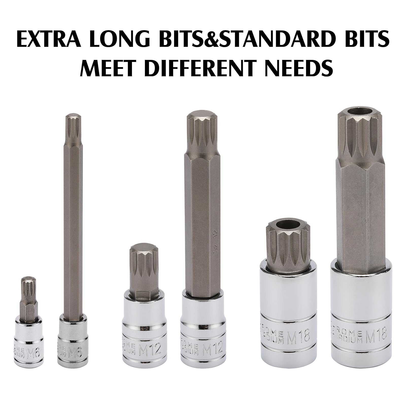 MIXPOWER tamper-proof sockets for secure engagement on tough fasteners.
