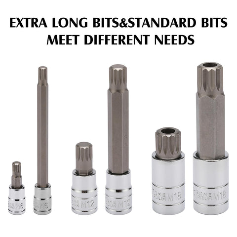 MIXPOWER tamper-proof sockets for secure engagement on tough fasteners.