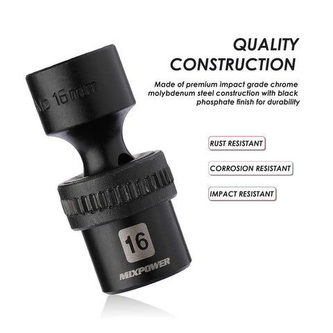 MixPOWER 12mm socket enabling deep reach around obstacles