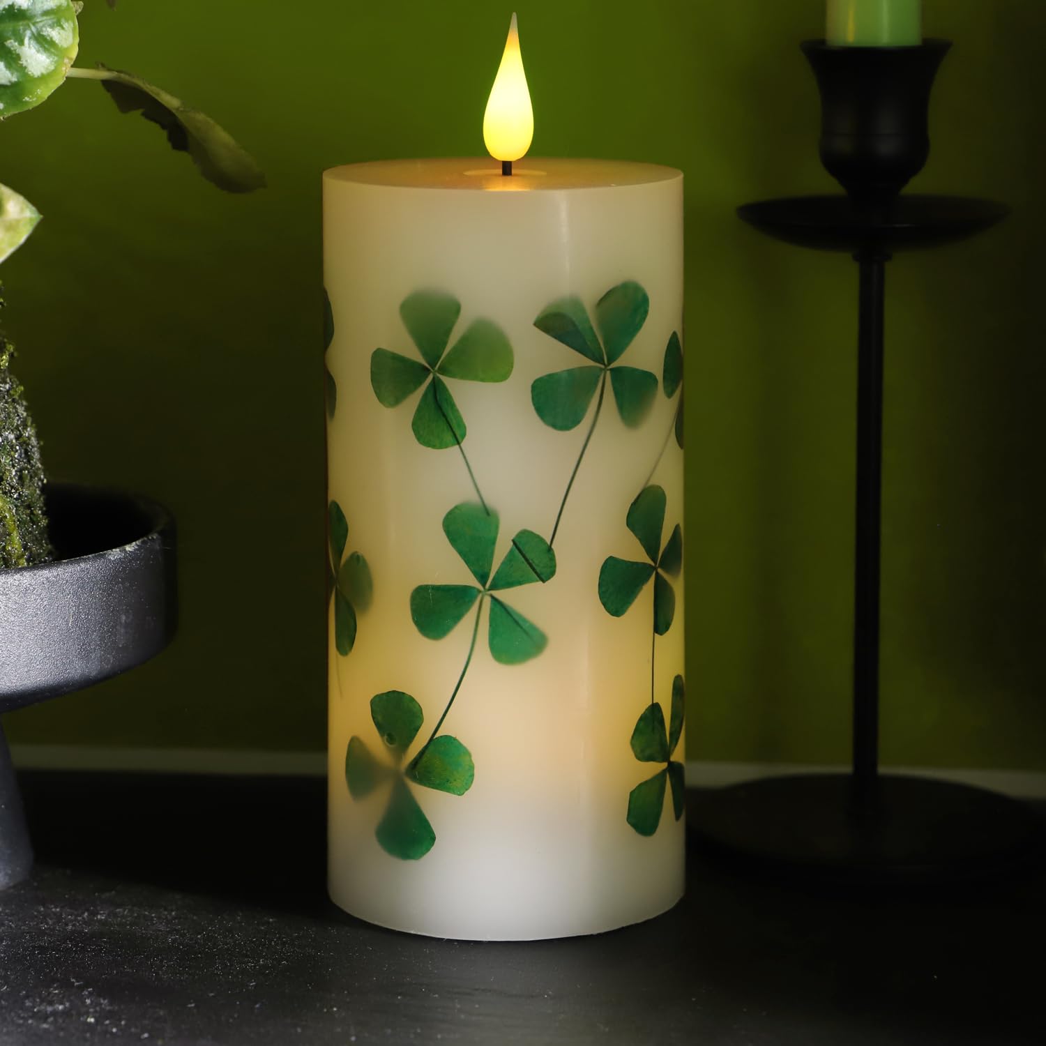 MIYA LIFE battery-operated candle delivers warm glow without flame risks.