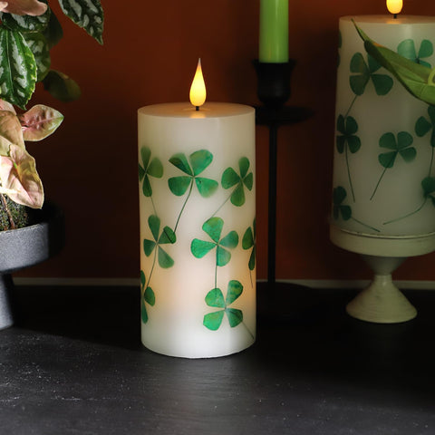 MIYA LIFE real-wax clover candle highlights natural texture and safe ambiance.