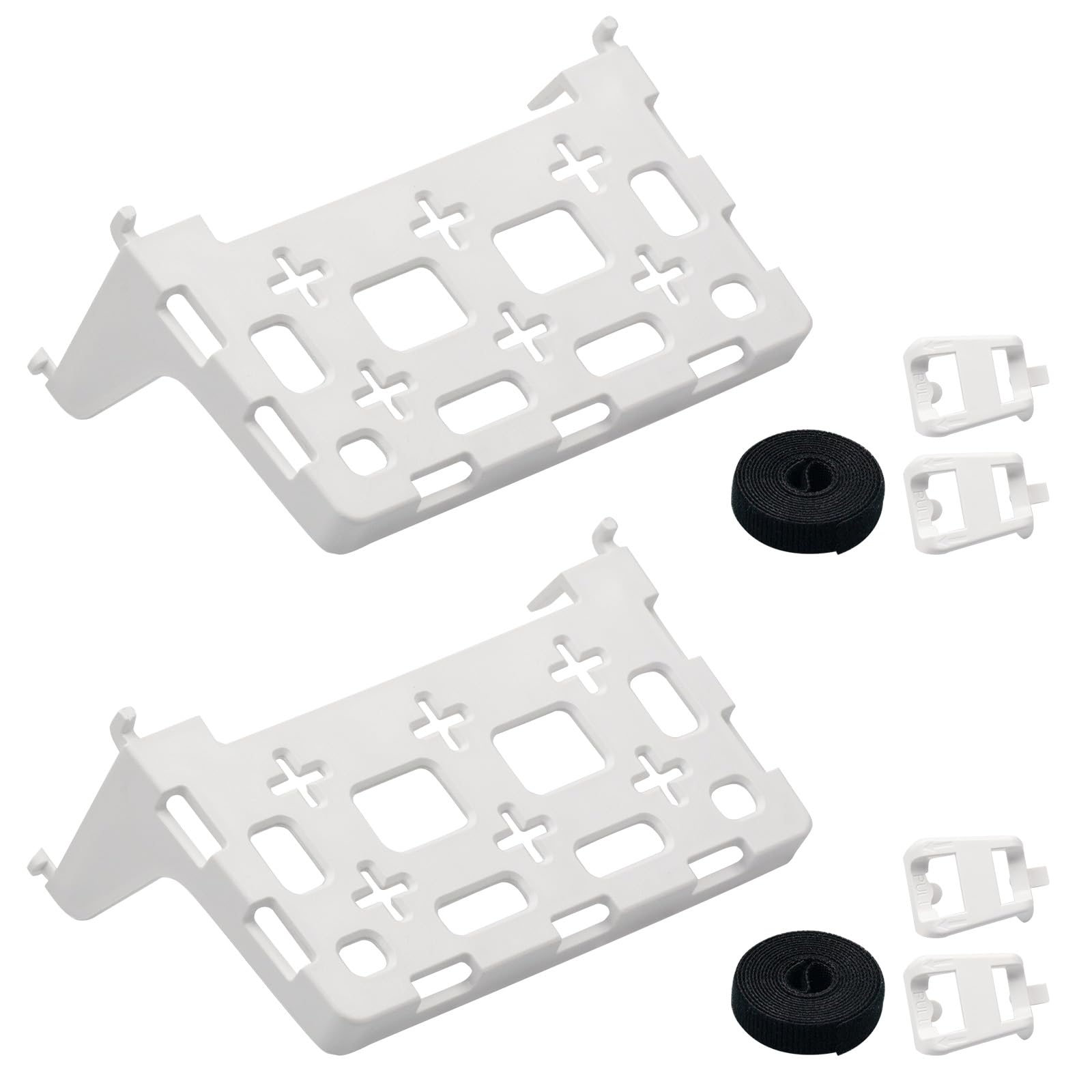 MIYOLO 2-piece shelf bracket for Leviton panels, supports 20 lbs