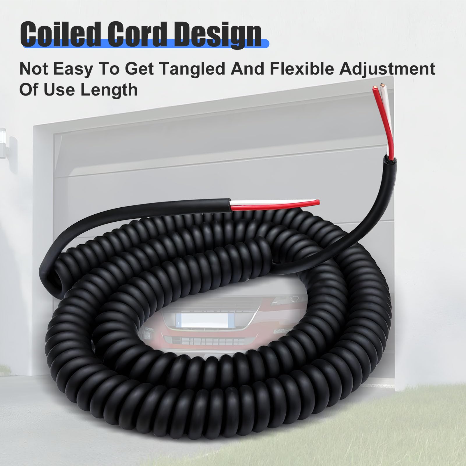 MIYOLO coil cord suited for forklift wiring and industrial tasks