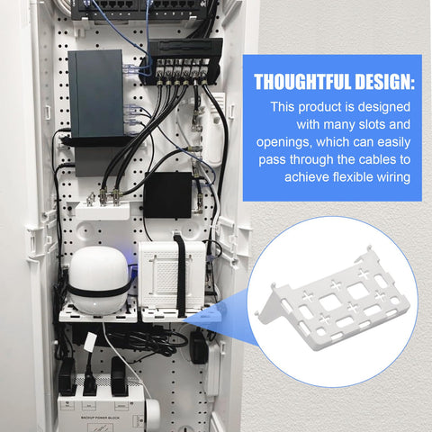MIYOLO shelf bracket for Leviton panel, quick one-piece install
