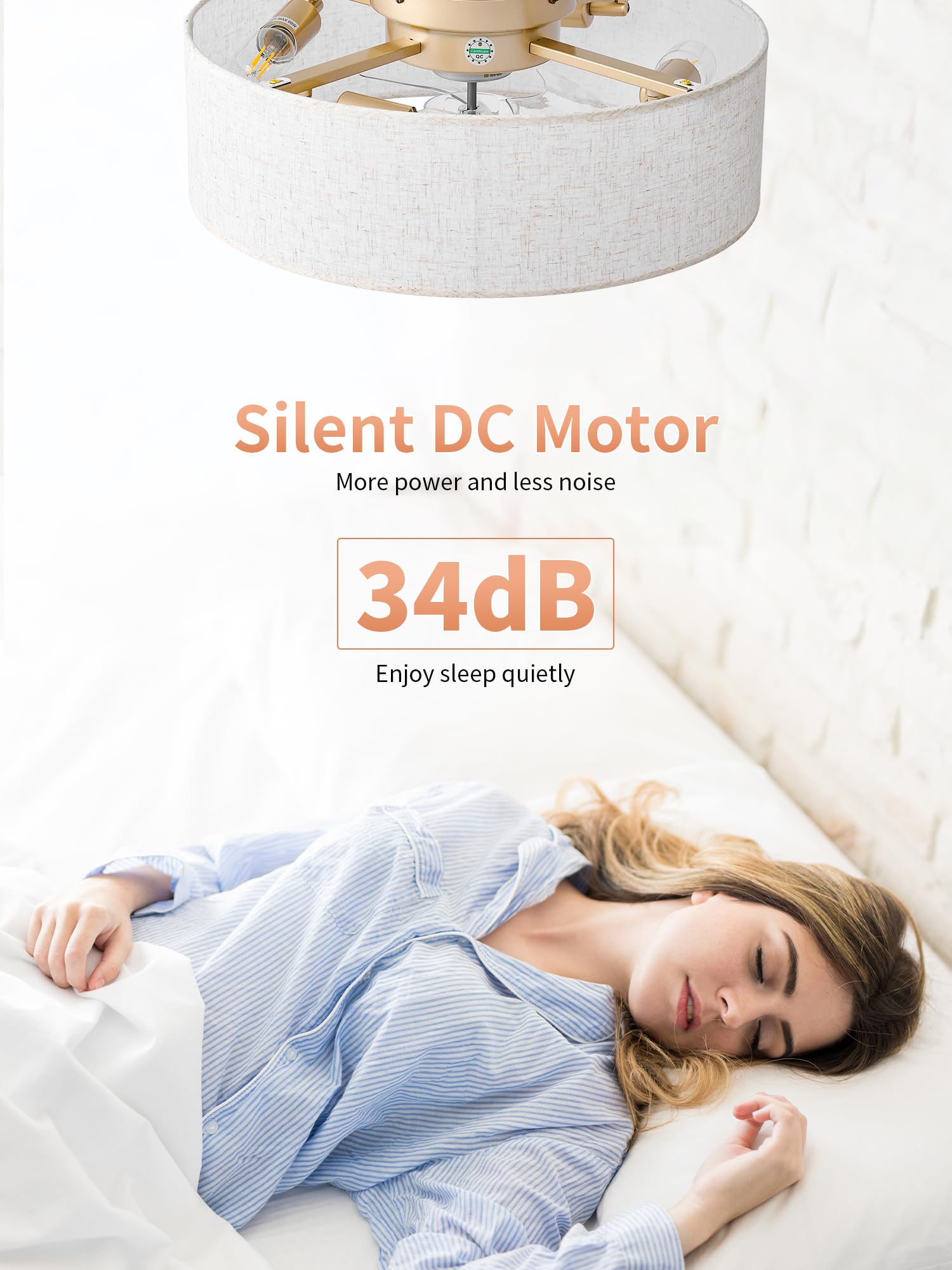 MizWacky fan with reversible motor delivers cool breeze in summer and cozy warmth in winter.