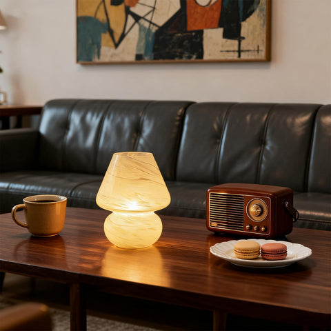 MJ PREMIER Compact bedside lamp adds charm to bedrooms