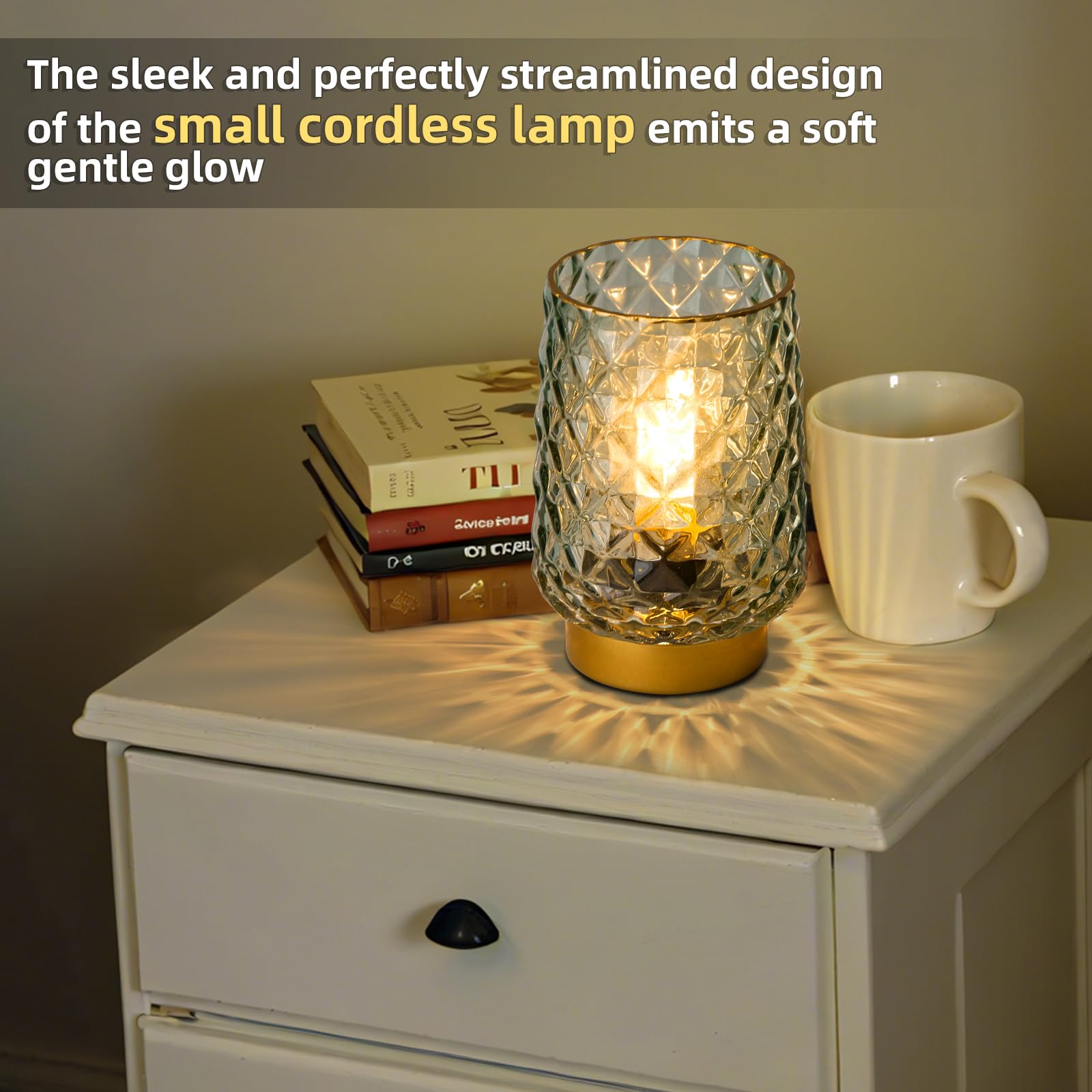 MJ Premier Cordless Lamp versatility powers cozy corners without outlets