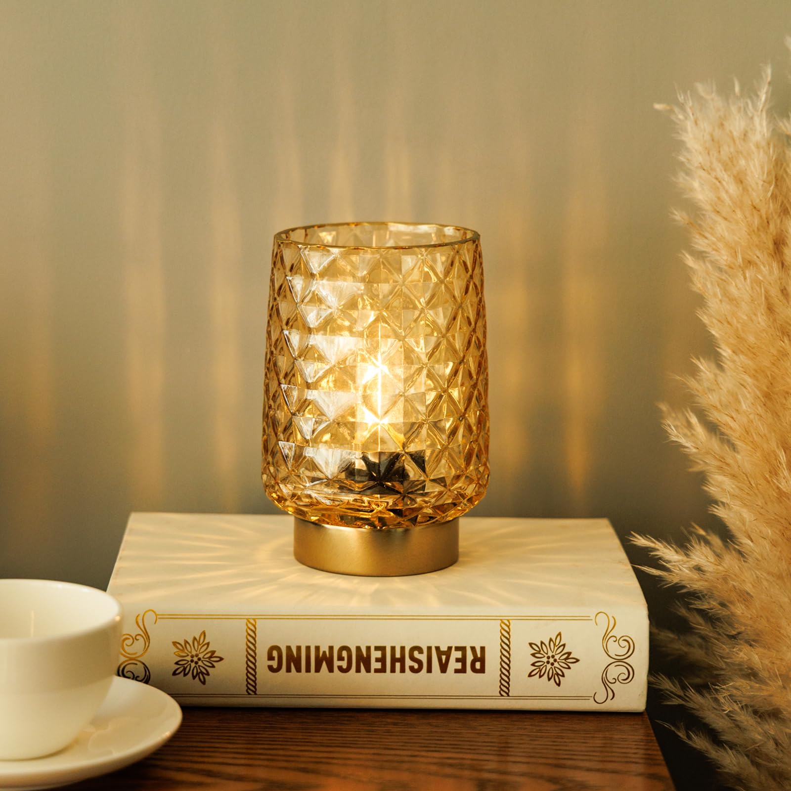 MJ PREMIER lamp with changeable E12 LED bulb for easy upgrades