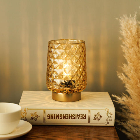 MJ PREMIER lamp with changeable E12 LED bulb for easy upgrades