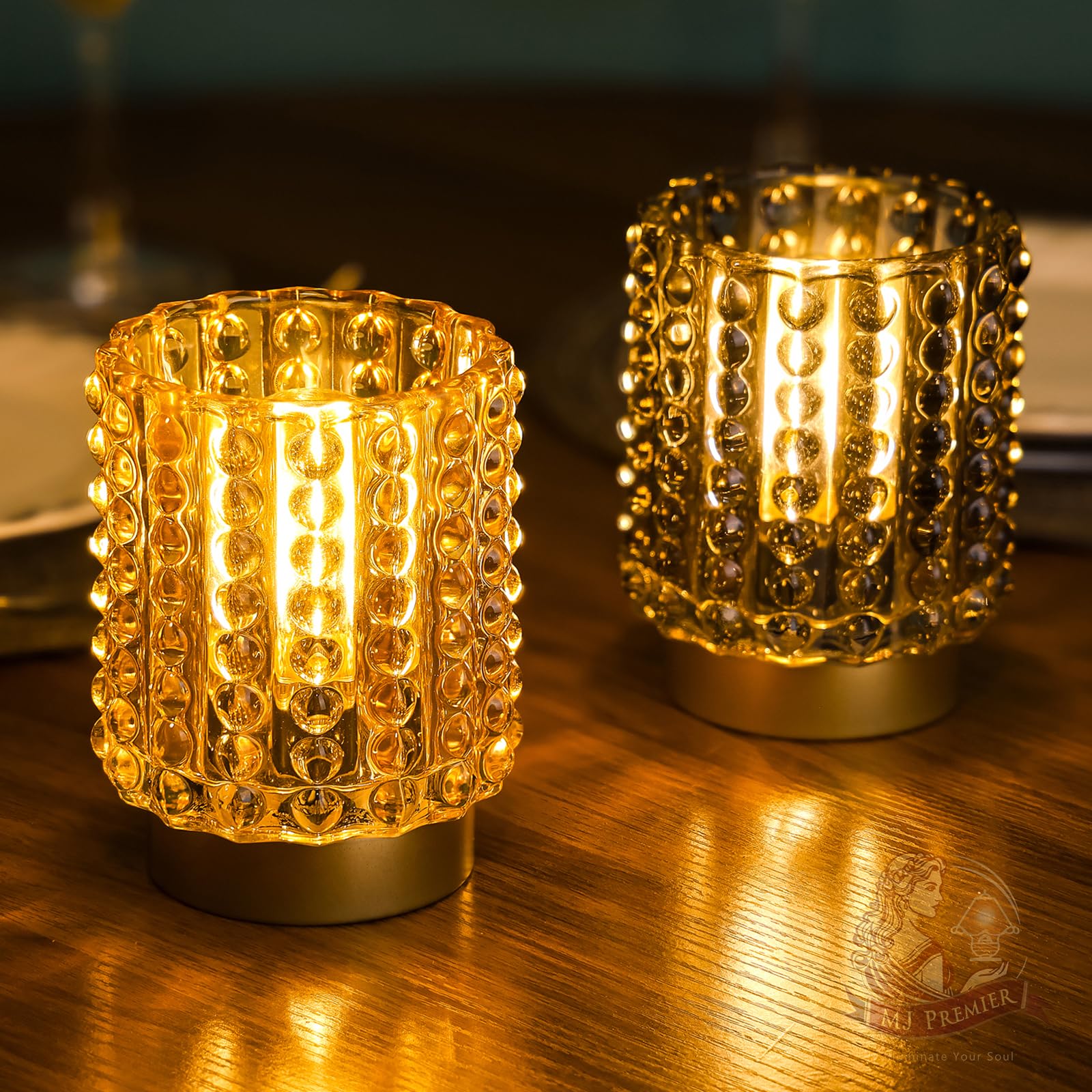 MJ PREMIER entryway lamp yellow welcome light for guests and daily routines.