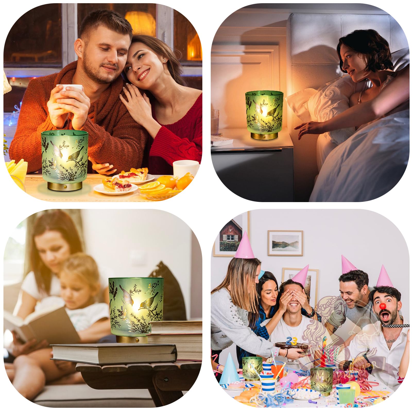 MJ PREMIER gift-ready decorative lamp enhances any room decor