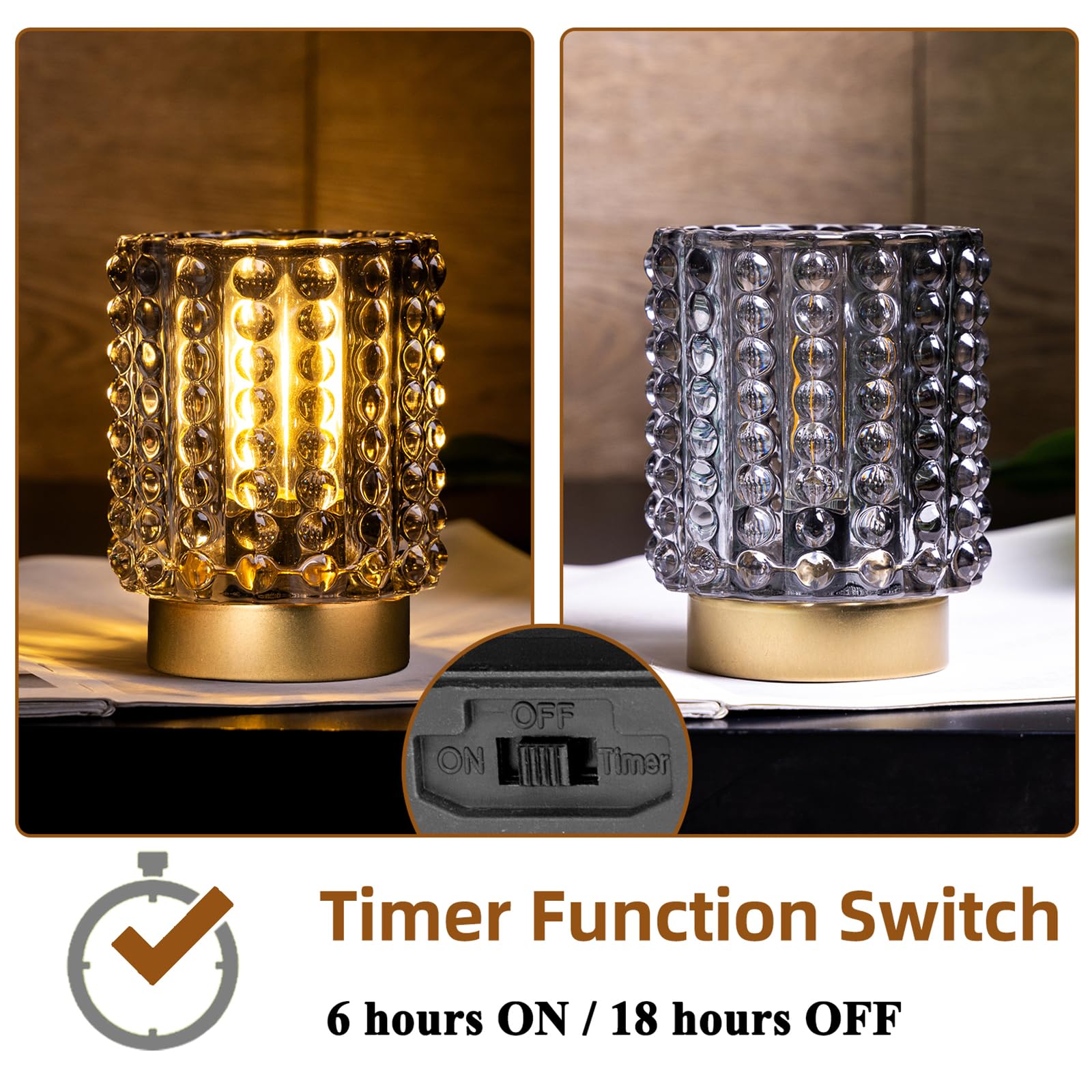 MJ PREMIER indoor-outdoor decorative lamp suits patios and shelves.