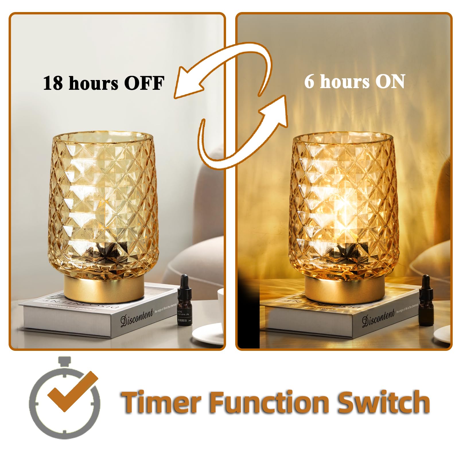 MJ PREMIER modern night light beside the bed for cozy evenings