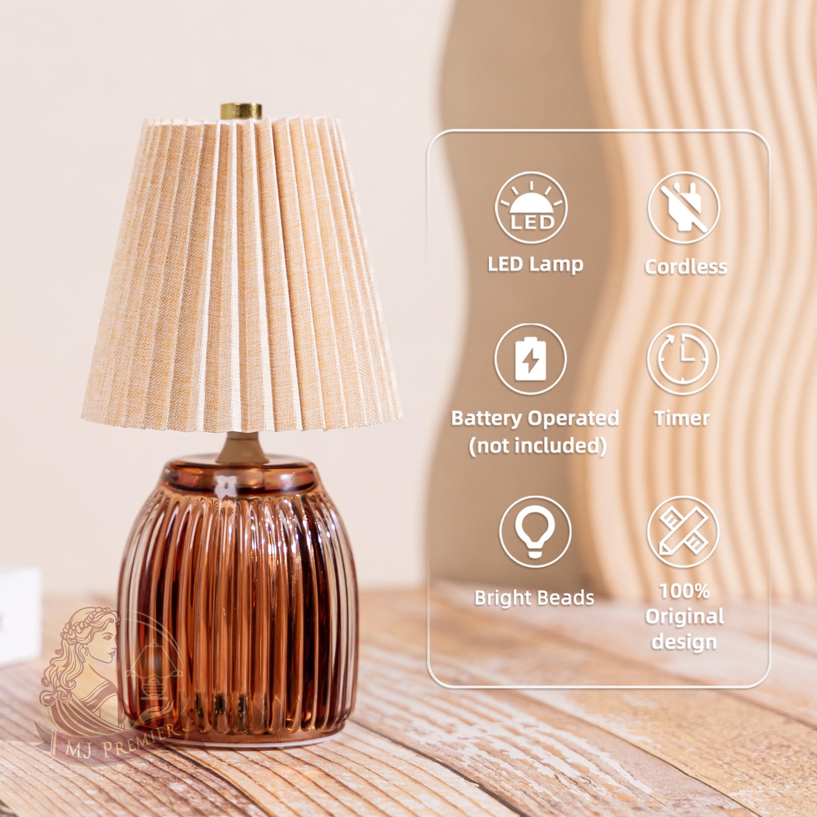 MJ PREMIER no-cord design reduces trip hazards in living spaces