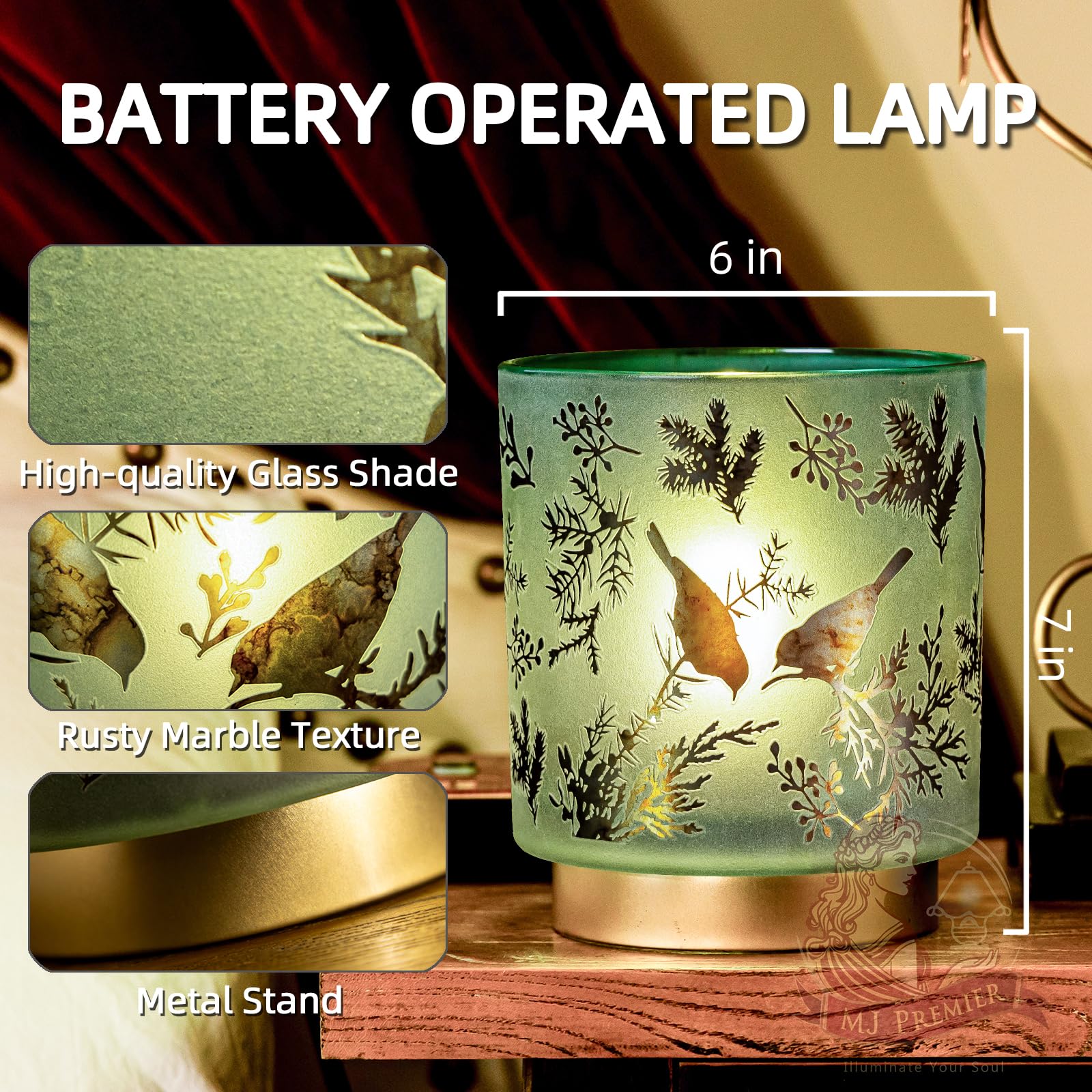 MJ PREMIER soft warm LED bulb creates cozy lighting for rooms
